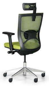 Kancelárska stolička DESIGNO, zelená