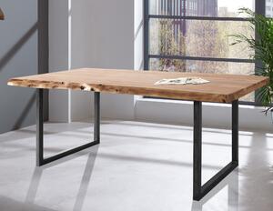 Jedálenský stôl GURU akácia stone, 180x90 cm