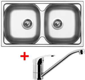 Set Sinks OKIO 780 DUO V matný + PRONTO