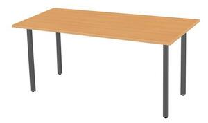 Kancelársky stôl Standard, 120 x 80 x 75 cm, rovné vyhotovenie, buk