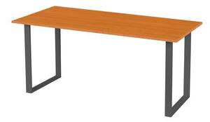 Kancelársky stôl Square, 140 x 80 x 75 cm, rovné vyhotovenie, čerešňa