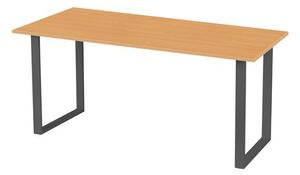 Kancelársky stôl Square, 120 x 80 x 75 cm, rovné vyhotovenie, buk