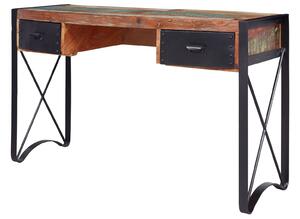 INDUSTRY Písací stôl 135x50 cm, staré drevo