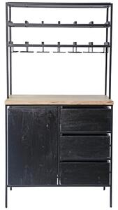 BAR, čierna, farby akácie Ambia Home - Barový nábytok