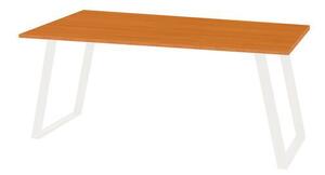 Kancelársky stôl Shape, 120 x 80 x 75 cm, rovné vyhotovenie, čerešňa