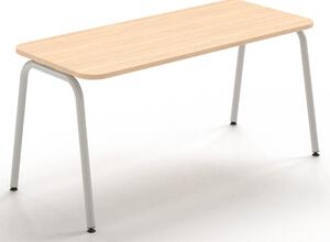 NARBUTAS - Stôl ROUND so zaoblenými rohmi 140x70 - posuvná doska