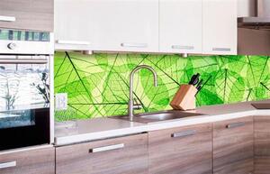 Samolepiace tapety za kuchynskú linku, rozmer 260 cm x 60 cm, listové žily, DIMEX KI-260-048