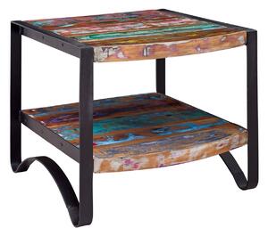 INDUSTRY Príručný stolík 60x60 cm, staré drevo