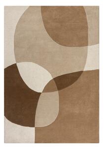 Hnedý/béžový vlnený koberec 120x170 cm Glow – Flair Rugs