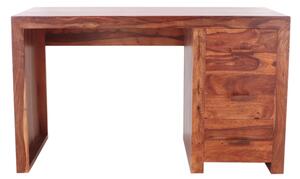 Počítačový stôl masív z dreva palisander 130x76x70