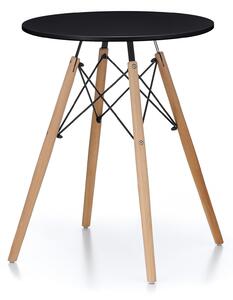 Aga Jedálenský stôl 60 cm Čierny