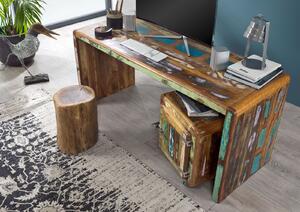 TESORI Písací stôl 170x65 cm, staré drevo