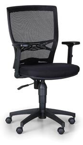 Kancelárska stolička VENLO 1+1 ZADARMO, čierna