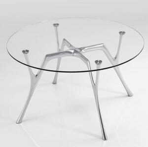 CAIMI BREVETTI - Stôl PEGASO so sklenenou doskou - Ø 130 cm