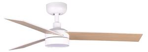 FARO 34295WT1S - LED stropný ventilátor RUDDER S 18W/230V CCT, priemer 106 cm, béžová/biela, WT + DO