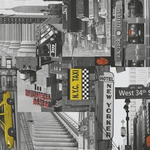 Samolepiace fólie City taxi, metráž, šírka 67,5 cm, návin 15m, GEKKOFIX 11918, samolepiace tapety