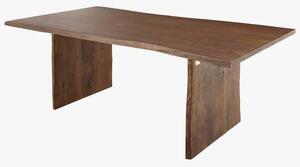 WOODLAND Jedálenský stôl 160x100 cm, tmavohnedá, akácia