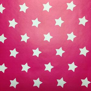 Samolepiace fólie hviezdičky ružový podklad, metráž, šírka 45cm, návin 15m, GEKKOFIX 13410, samolepiace tapety