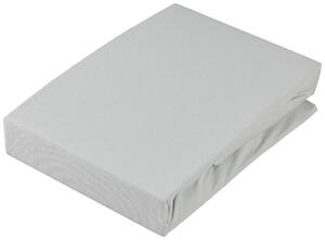 NAPÍN. PLACHTA NA TOPPER, džersej, strieborná, 140/220 cm Novel - Obliečky & plachty