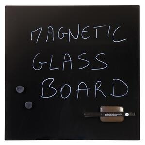 Bi-Office Sklenená magnetická tabuľa, čierna, 480 x 480 mm