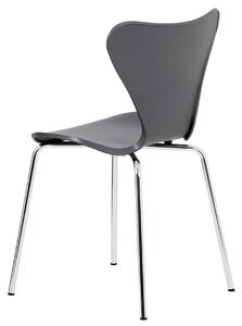 Jedálenská stolička ALBA sivá