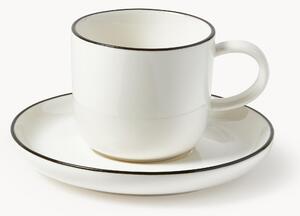 Porcelánové šálky na espresso Facile, 2 ks