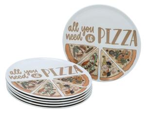 SADA TANIEROV NA PIZZU, keramika, 33 cm Creatable - Online Only bytové doplnky, Online Only