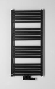 Bruckner GRUNT vykurovacie teleso rovné 500x1050 mm, stredové pripojenie, čierna mat