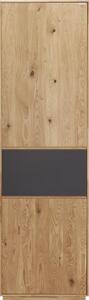 PREDSIEŇOVÁ SKRIŇA, antracitová, farby duba, dub, 60/205/38 cm Waldwelt - Predsieňové programy