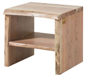 WOODLAND Nočný stolík bez šuplíka 40x45 cm, prírodná, akácia
