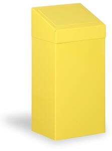 Kovona Kovový odpadkový kôš na triedenie odpadu, 45 l, žltý