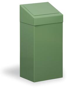 Kovona Kovový odpadkový kôš na triedenie odpadu, 45 l, zelený