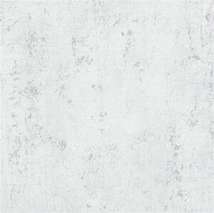 Vliesové tapety na stenu Titanium 3 37840-1, rozmer 10,05 m x 0,53 m, betón biely so striebornou patinou, A.S. CRÉATION