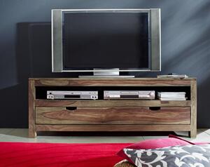 GREY WOOD TV stolík so šuplíkom 140x50 cm, palisander