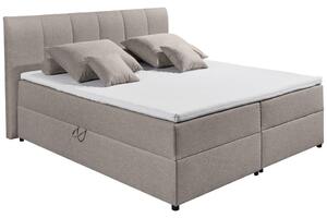 POSTEĽ BOXSPRING, 180/200 cm, textil, bahenná hnedá MID.YOU - Postele, Online Only