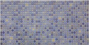 Obkladové panely 3D PVC TP10027076, rozmer 955 x 480 mm, fialová mozaika, GRACE