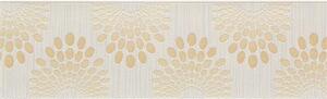 Vliesové bordúry 56754, rozmer 5 m x 13 cm, bodky hnedé na krémovom podklade s prúžkami, MARBURG