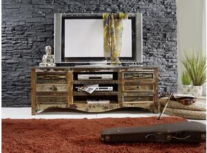 OLDTIME TV stolík 160x60 cm, staré drevo