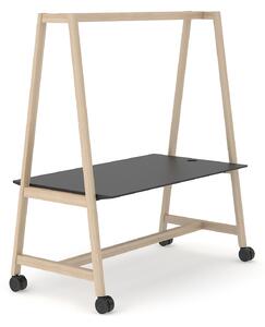 NARBUTAS - Rokovací stôl NOVA WOOD MULTIPURPOSE HPL s kolieskami - 140 x 90 x 74 cm