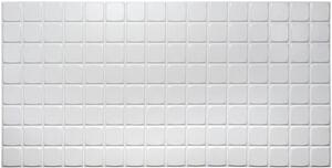 Obkladové panely 3D PVC TP10009957, rozmer 960 x 480 mm, mozaika biela malá, GRACE