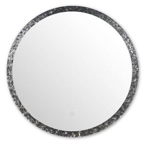 LED kúpeľňové okrúhle zrkadlo s osvetlením priemer 60 cm 636lm 3000+4000+6000K IP44, priehľadné - Zuma Line LUSTRO D2309