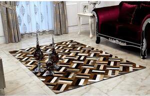 TEMPO Luxusný koberec, pravá koža, 70x140, KOŽA TYP 2 Rozmer: 70x140 cm