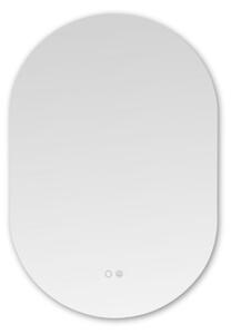 LED kúpeľňové oválne zrkadlo s osvetlením a vyhrievaním 736lm 3000+4000+6000K IP44, priehľadné - Zuma Line LUSTRO D3002