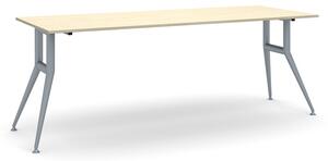 Rokovací stôl WIDE, 2200 x 800 mm, breza