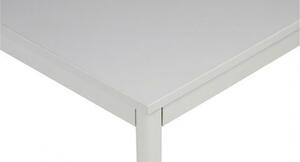 Jedálenský stôl, 1200 x 800 mm, doska sivá, podnož sv. sivá