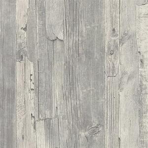 Vliesové tapety na stenu IMPOL 95405-4 Wood and Stone 2, drevo vintage sivé, rozmer 10,05 m x 0,53 m, A.S.Création