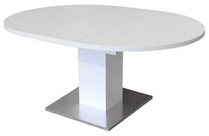 Jedálenský stôl RUND biela/antikoro, pr. 104 cm