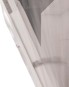 Sklápacia posteľ CONCEPT PRO CP-01 biela matná, 140x200 cm, vertikálna