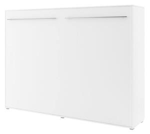 Sklápacia posteľ CONCEPT PRO CP-04 biela matná, 140x200 cm, horizontálna