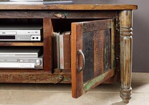 COLORES TV stolík 145x55 cm, staré drevo